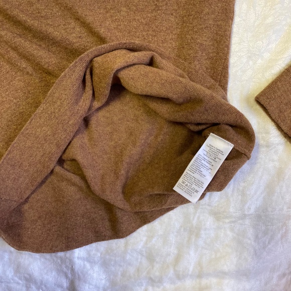 J Crew Women's Camel Teddie Sweater Cotton-Wool Blend Crewneck Pullover Size S - Picture 12 of 12
